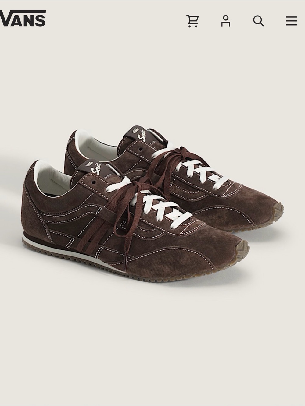 New in Box Vans Premium Super Lowpro Trainer Brown